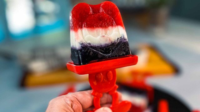 Mickey Mouse Red White and Blue Popsicle