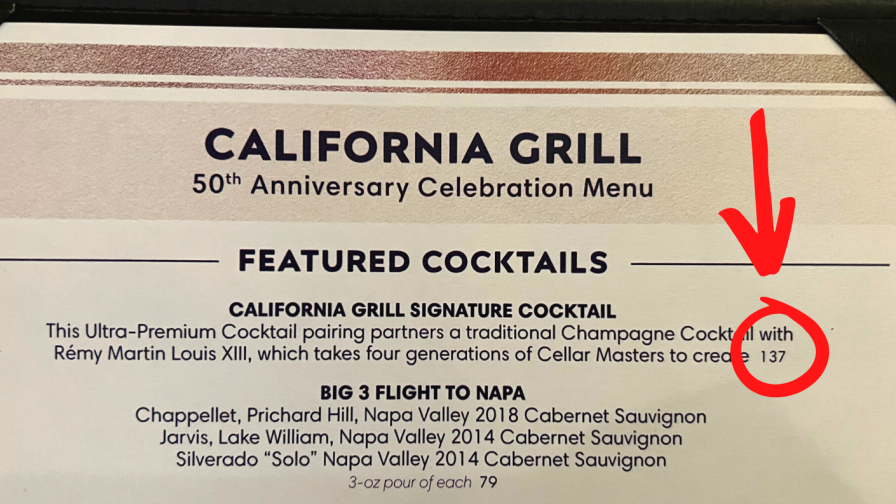 Review California Grill 50th Anniversary Celebration Menu The   CaliforniaGrill DrinkMenu KerningMatters 1 Edited 896x504 