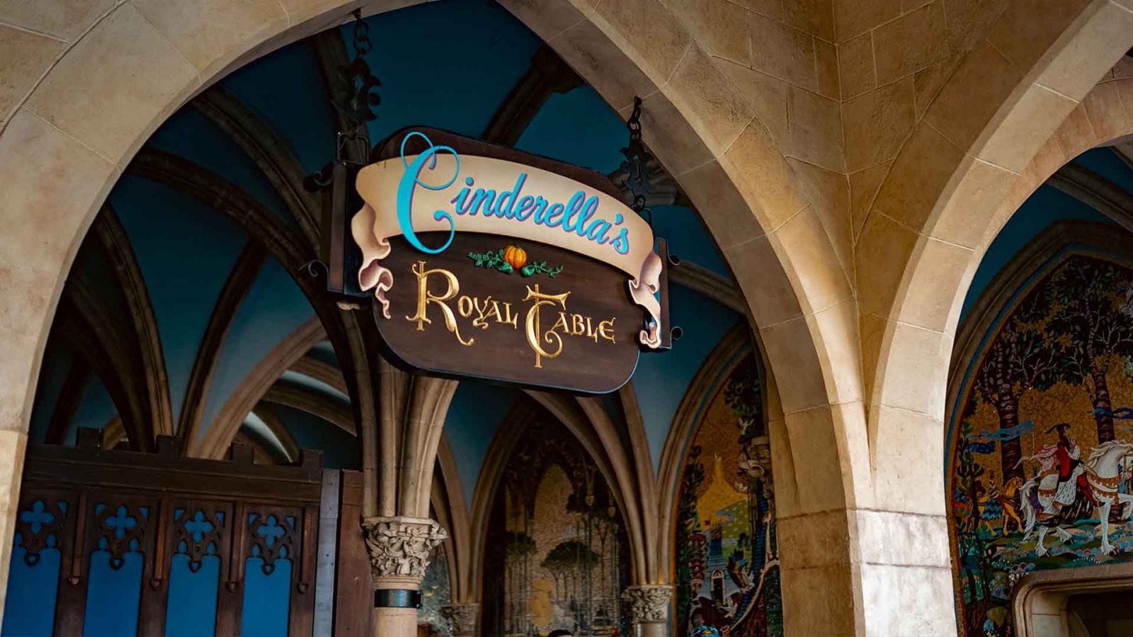 Cinderella's Royal Table Entrance Sign