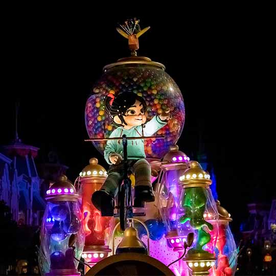 Vanellope Von Schweetz in Mickey's "Boo-to-You" Halloween Parade at Mickey's Not-So-Scary Halloween Party