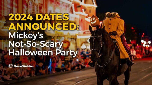 New Surprises and Official Dates Announced for Mickey’s Not-So-Scary Halloween Party