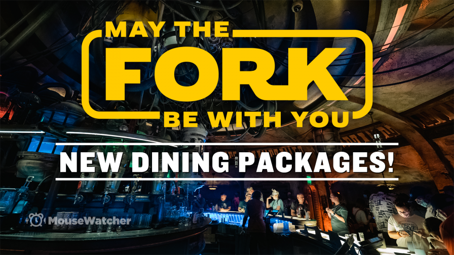 May the Fork be with you. Dining Packages now available for Disneyland After Dark: Star Wars Nites