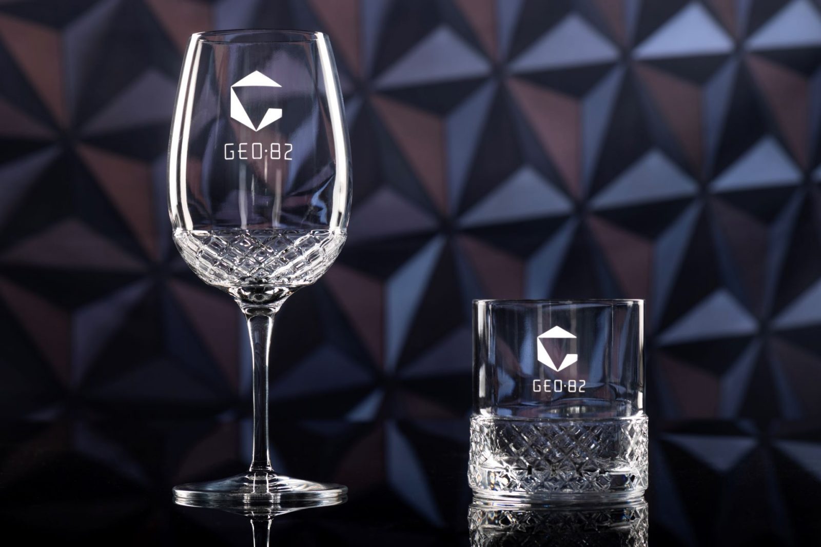 Geo-82 Souvenir Stemware and Barware